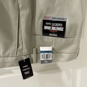 Dockers khaki pants Classic Fit 36x34.  New w/ tags. Signature; permanent crease